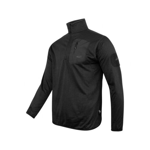 Viper Technical Mid Layer Fleece Top - Black - Image 8